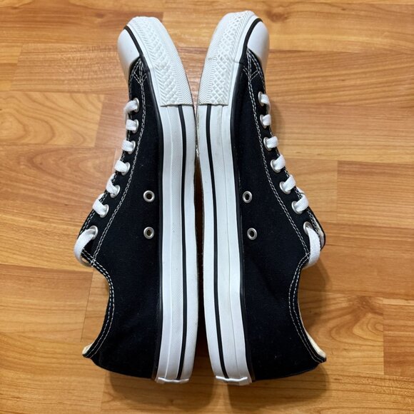 Converse All Star Unisex Black White Sanitized Canvas Sneakers Mens 11 Womens 13 - Picture 10 of 12